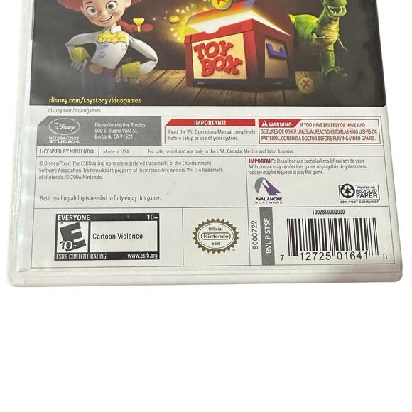 Toy Story 3 Nintendo Wii Video Game With Manual Untested - Picture 4 of 11
